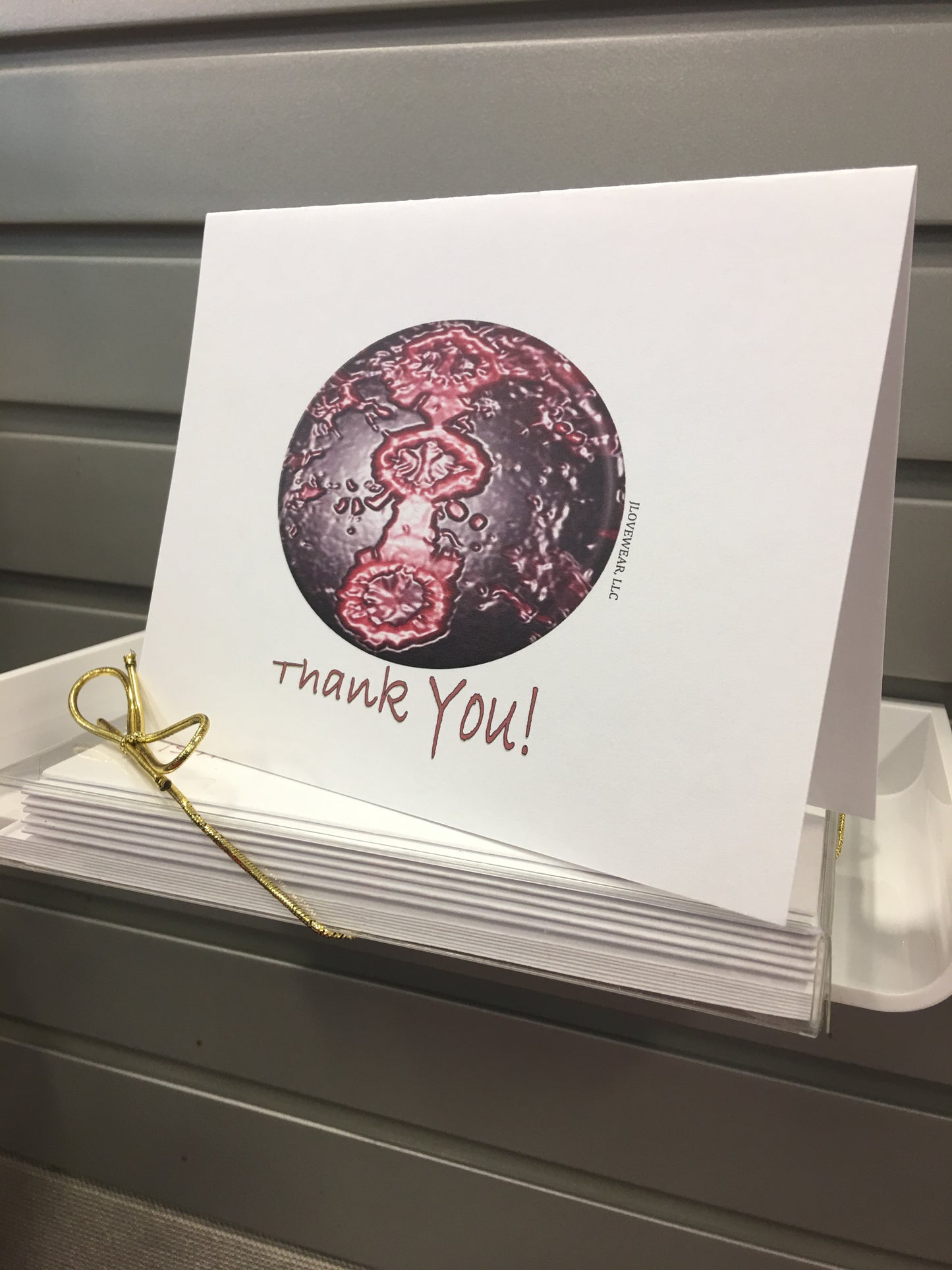 Purplelicious Global Thank You Note Cards - Set of 8 cards packaged
