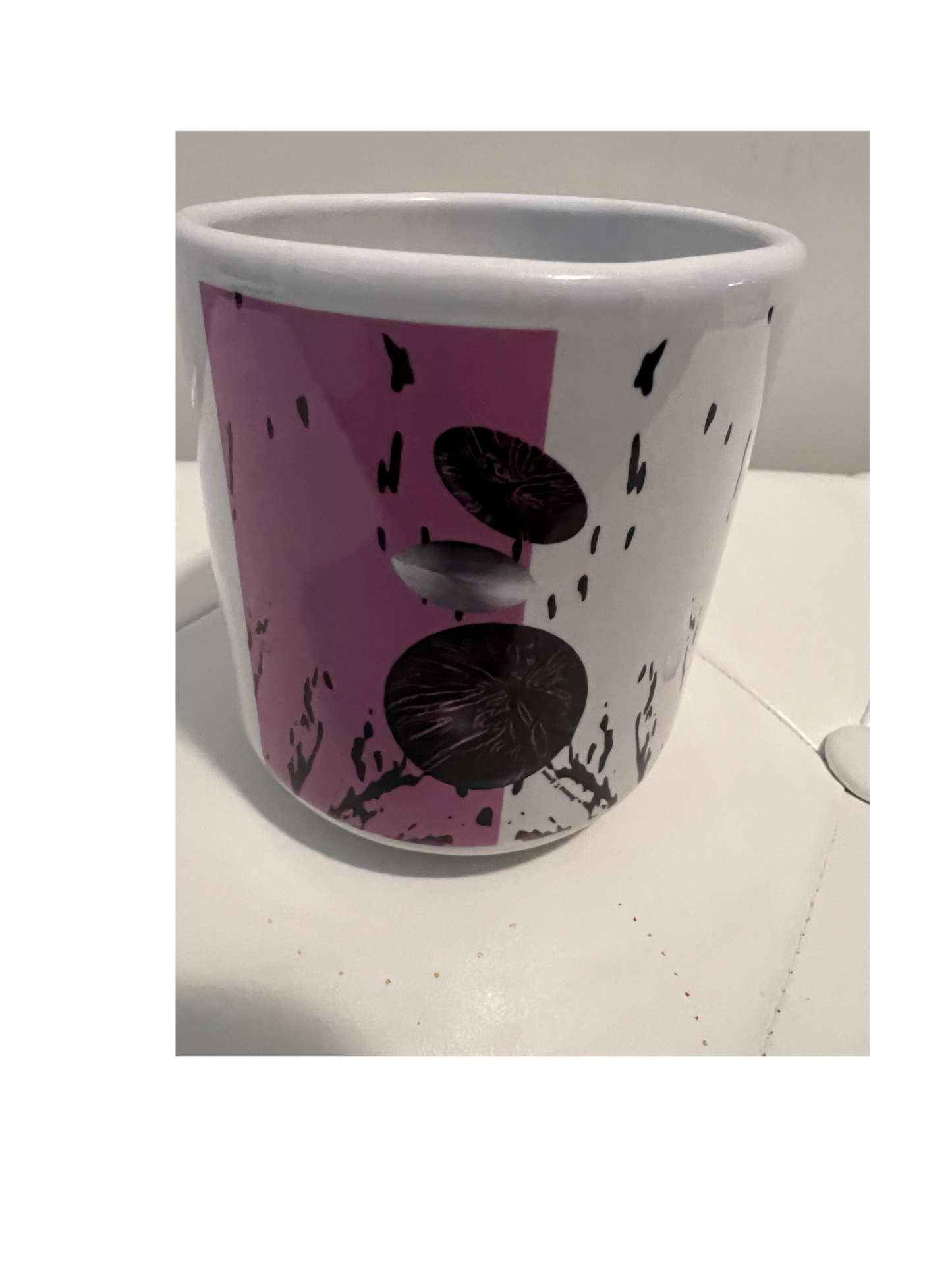 Copy of Rise Above It Pink and White Bing Ceramic Mug