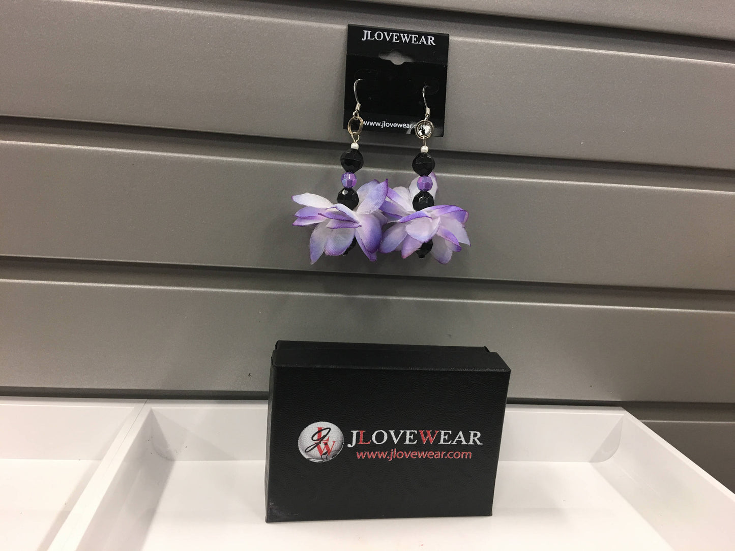Purple Passion Floral Black