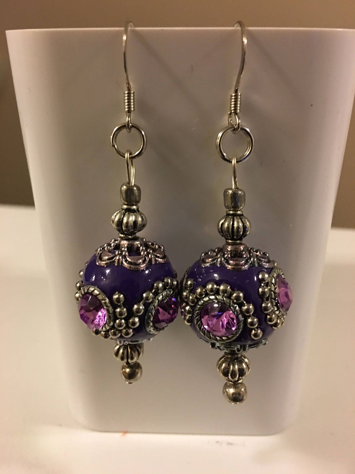 Powerful Purple Earrings