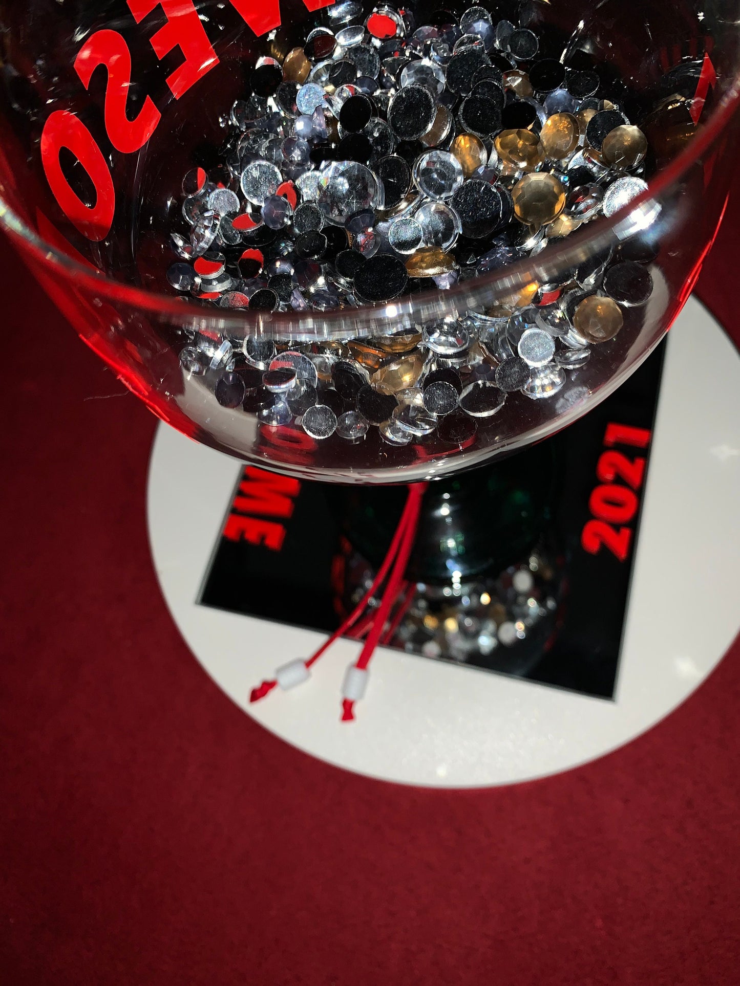 Awesome Personalized Margarita Glass with Matching Coaster