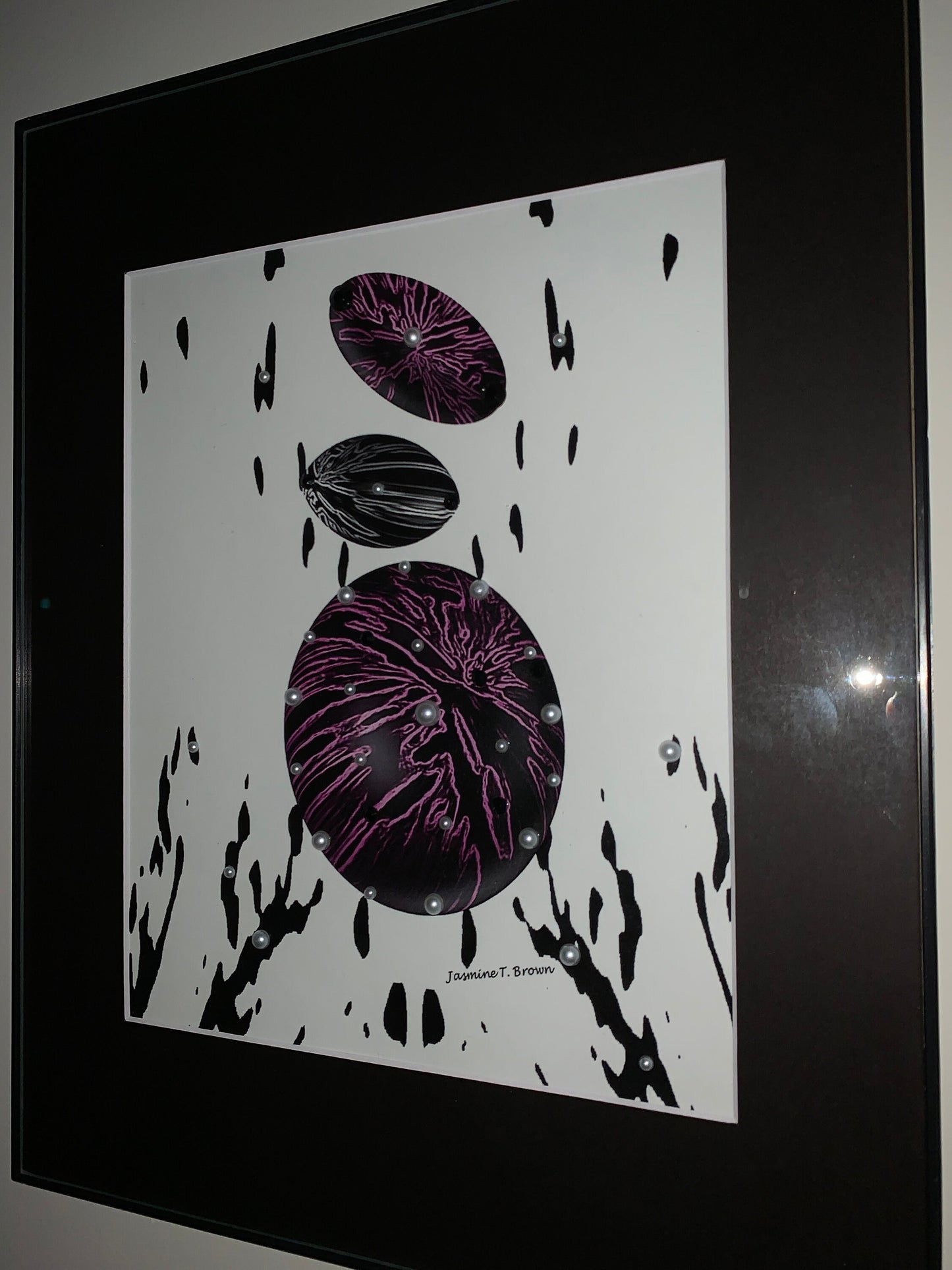 Purple Pearl Jam Framed Graphic Photo