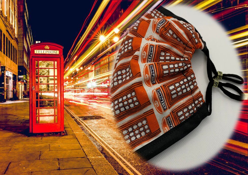Telephone Booth Face Mask
