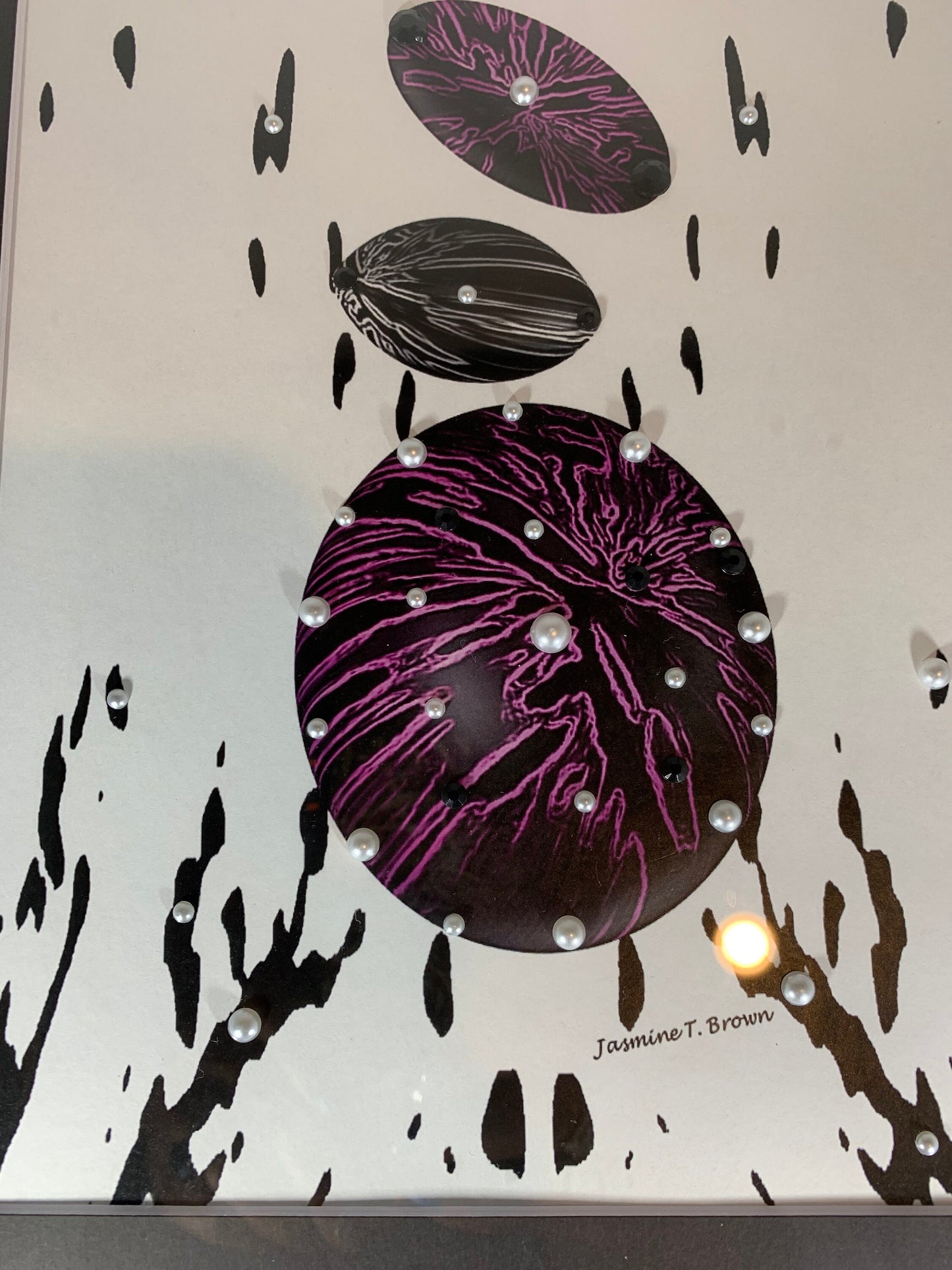 Purple Pearl Jam Framed Graphic Photo