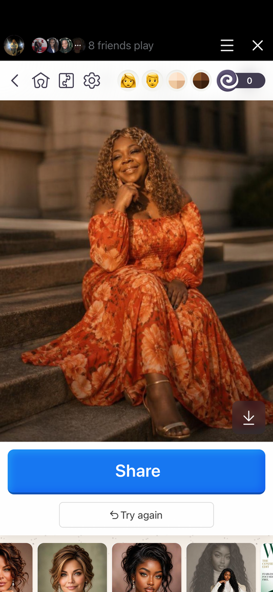 Jasmine Orange Dress