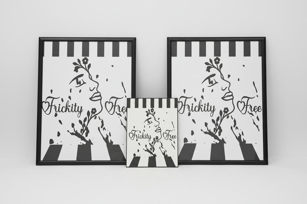 FRICKITY FREE FRAMED WALL ARTWORK Medium (18 x 24in)