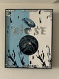 JAS-SIT-UP FRAMED WALL ARTWORK BLUE, BLACK, WHITE