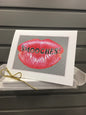 Smooches! Note Cards - Set of 8 Greeting Cards Packaged