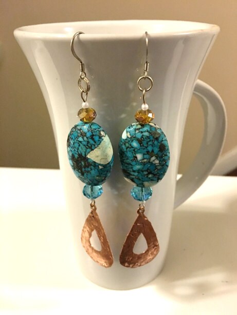 Aqua Mosaic and Copper