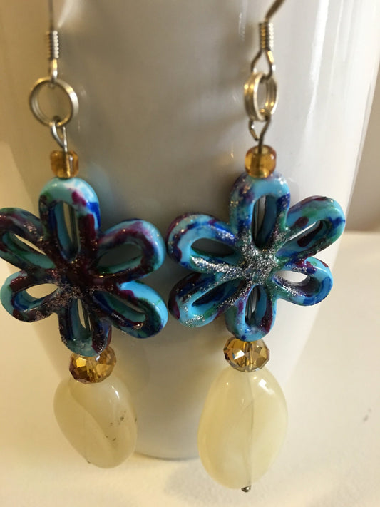 Blue Sun Flower