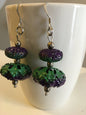 Purple and Green Filigree