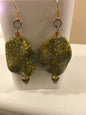 Rocky Green Drop Earrings