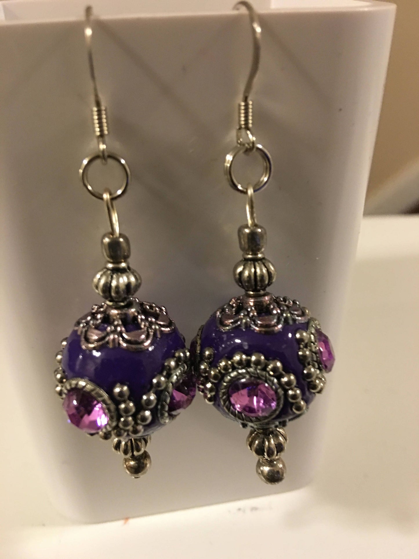 Powerful Purple Earrings