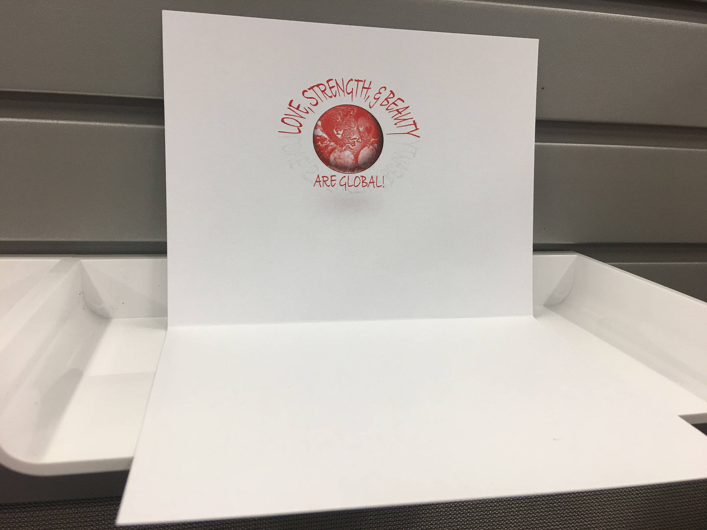 Love, Strength, and Beauty Note Cards, Set of 8 Greeting Cards Packaged