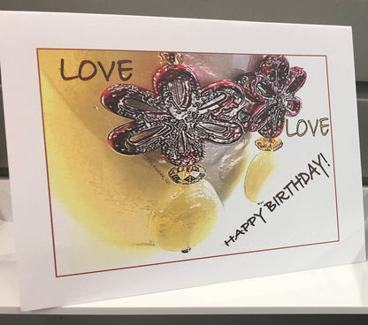 Love, Happy Birthday! Note Cards, Set of 8 Greeting Cards Packaged