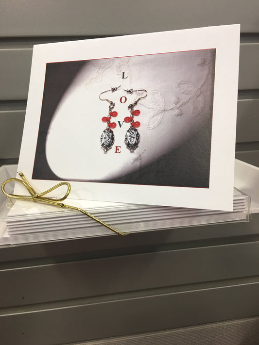 Jewel of Love Note - Greeting Card - Set of 8 Greeting Cards Packaged