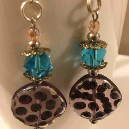 Peacock Dot Earrings