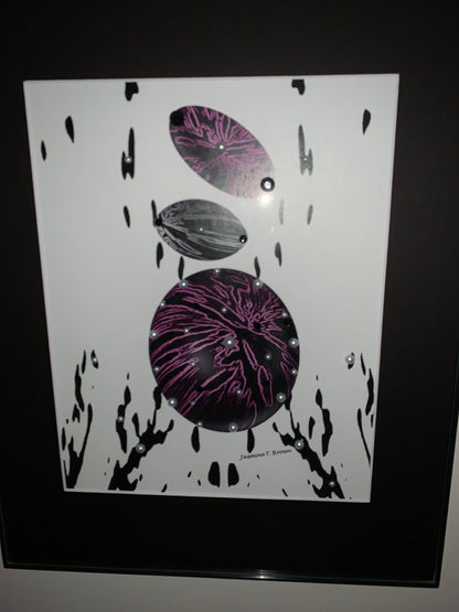 Purple Pearl Jam Framed Graphic Photo